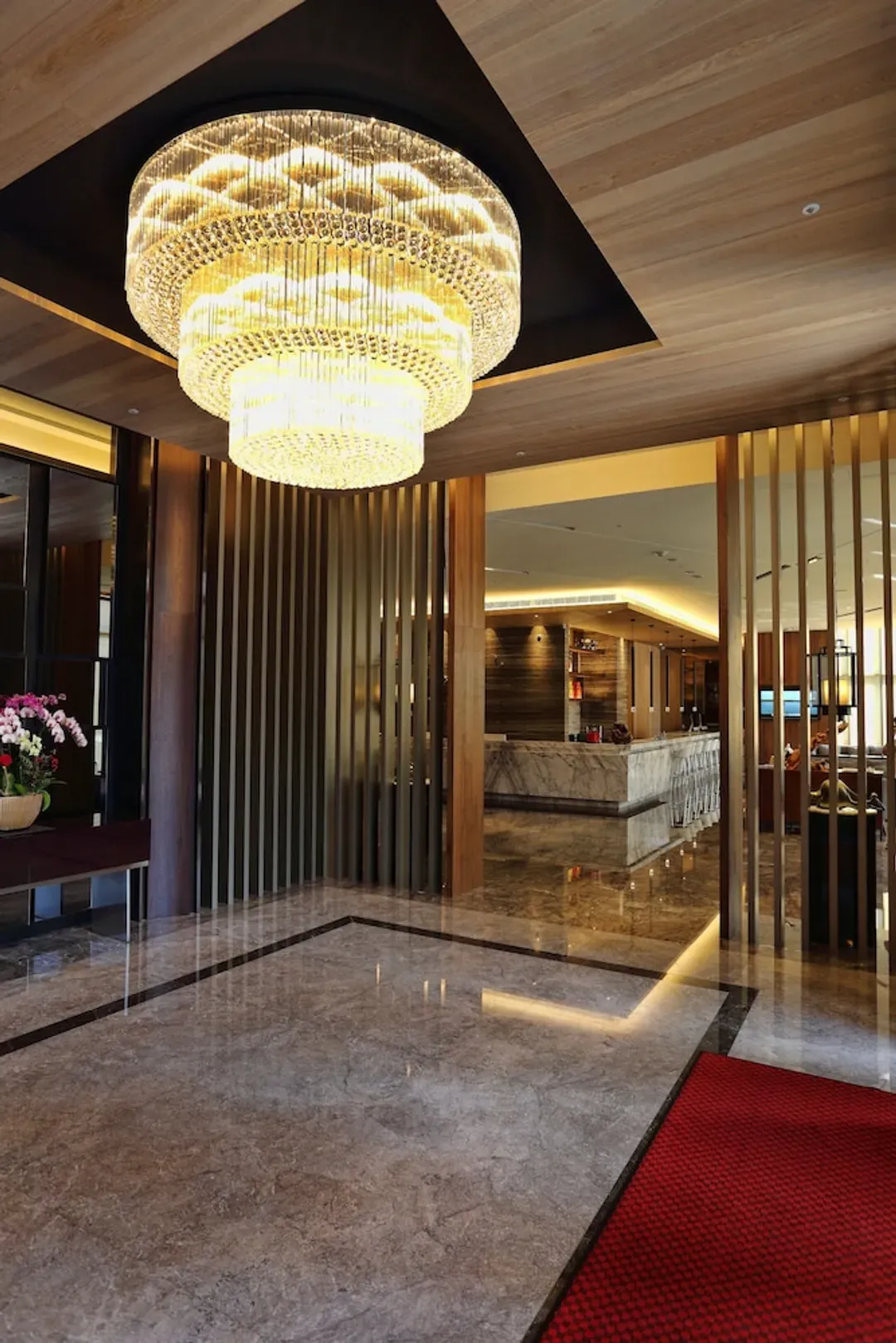 Interior entrance