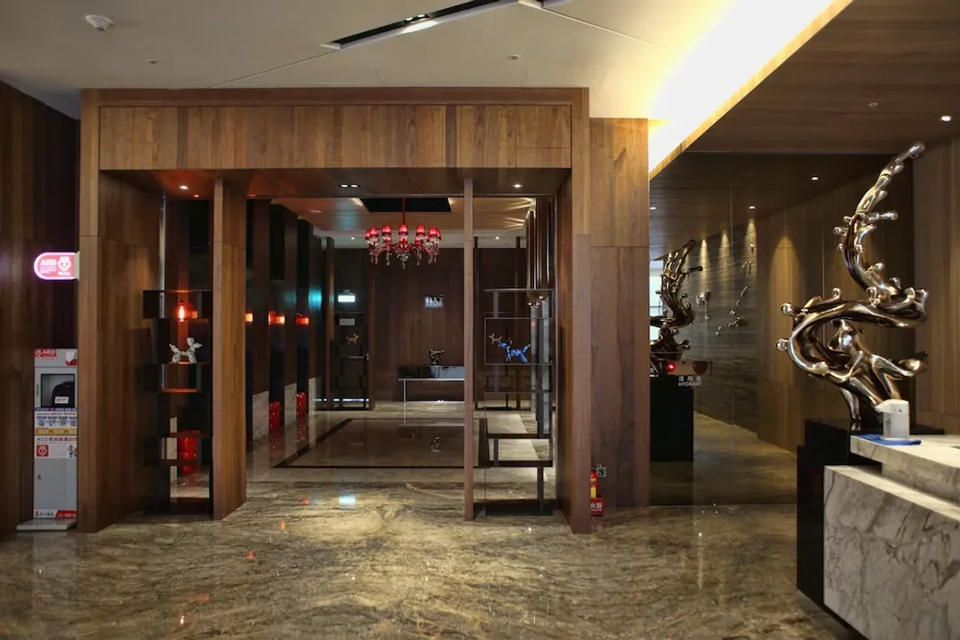 Interior entrance
