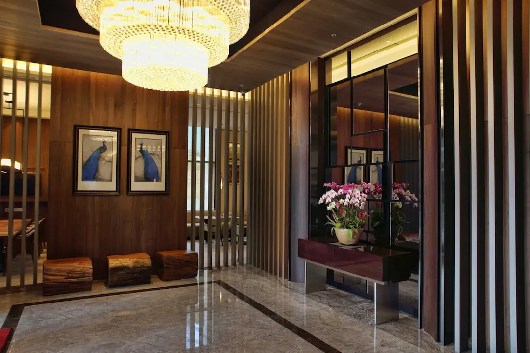 Interior entrance