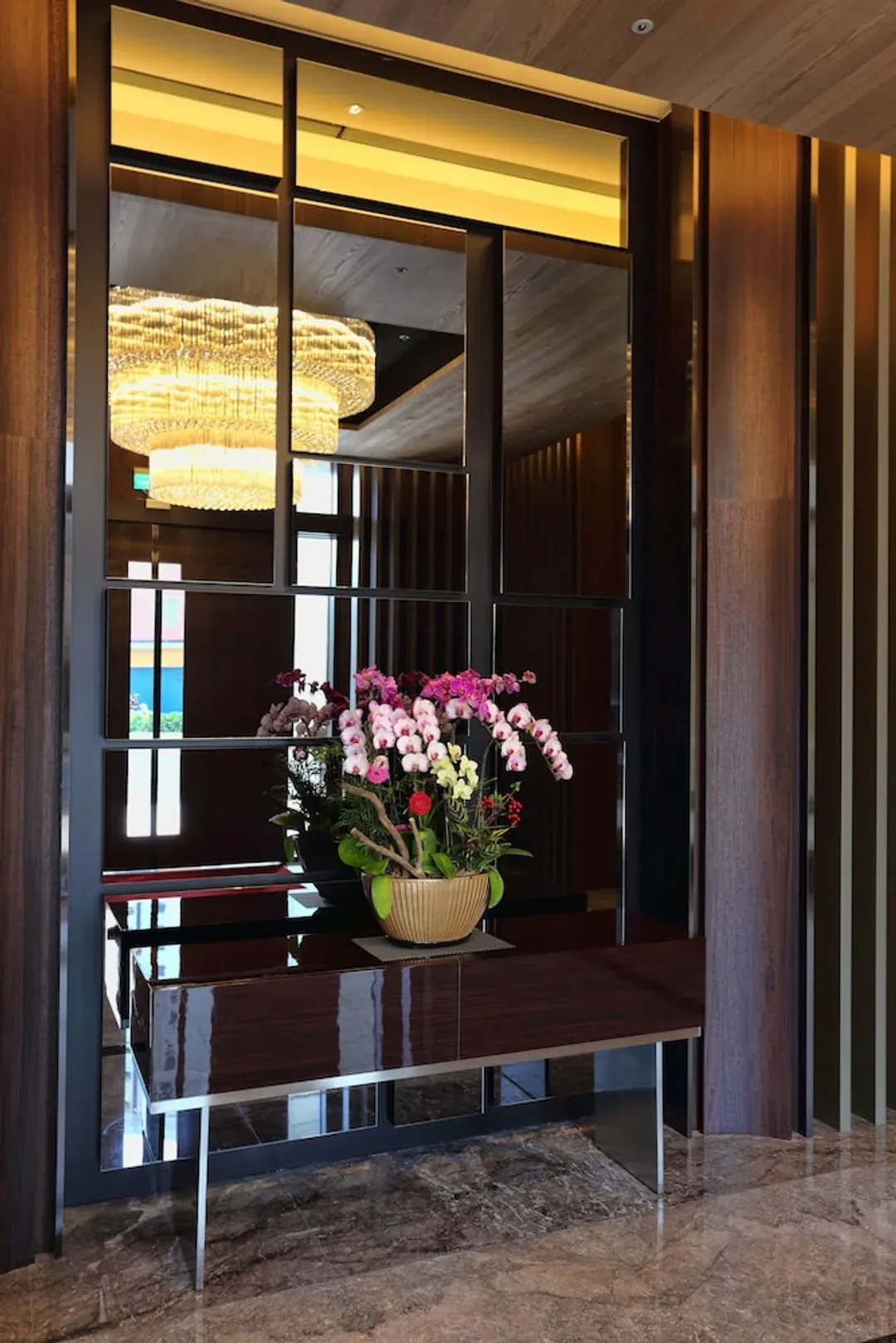 Interior entrance