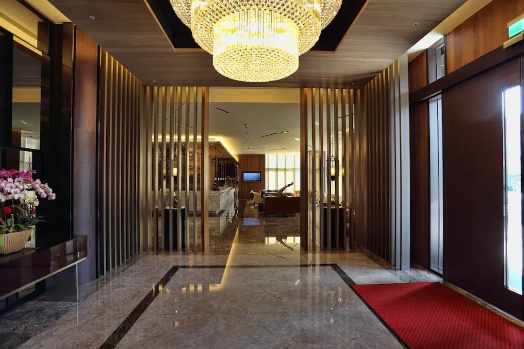 Interior entrance