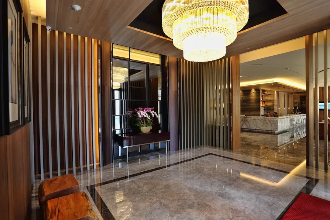 Interior entrance