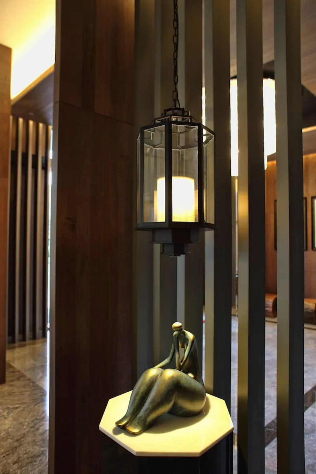 Interior entrance