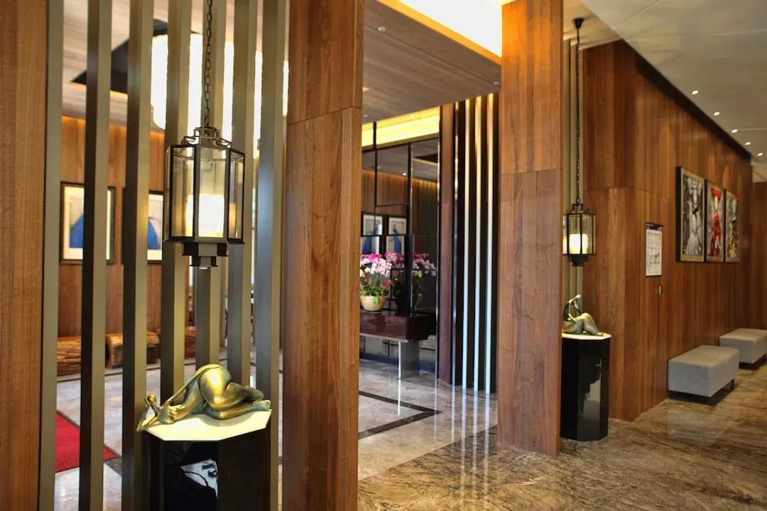 Interior entrance
