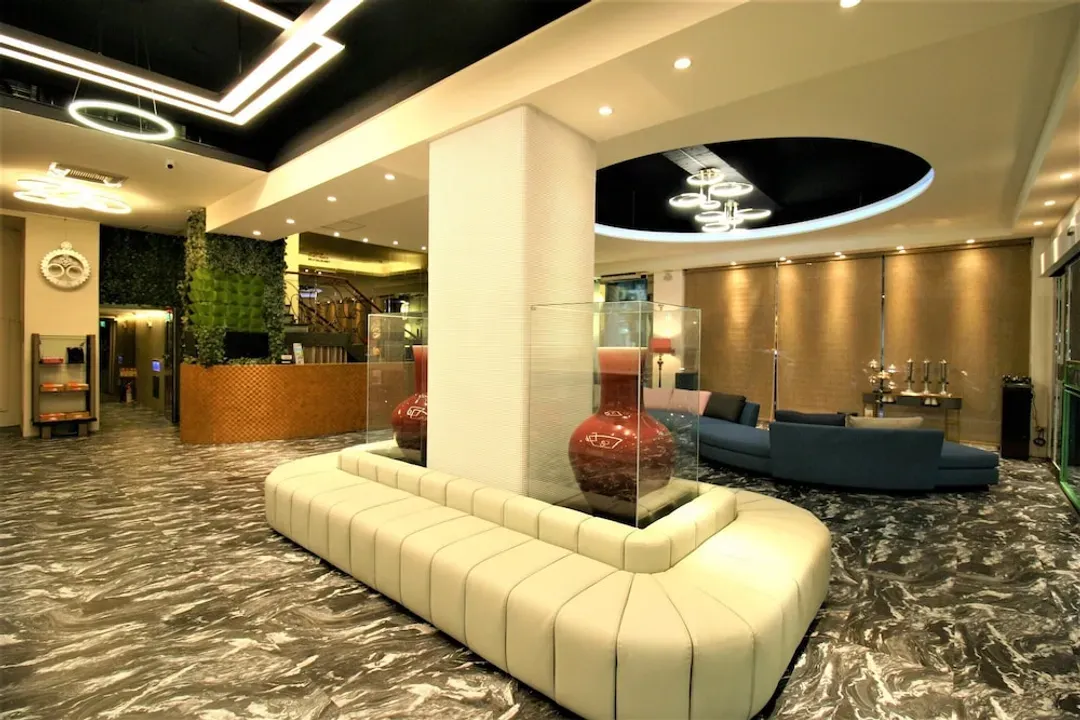 Lobby sitting area
