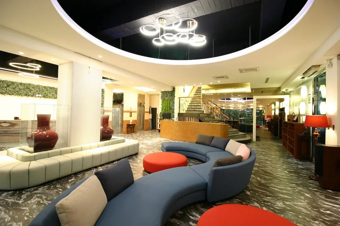 Lobby sitting area