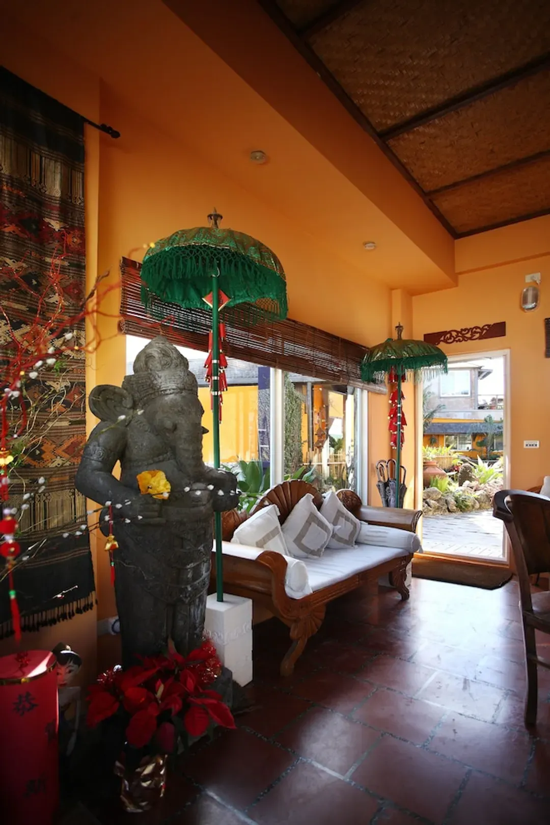 Interior entrance