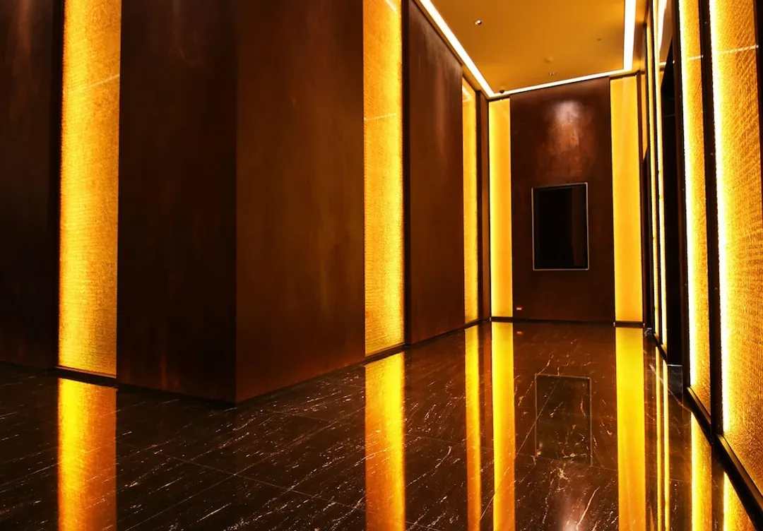 Interior entrance
