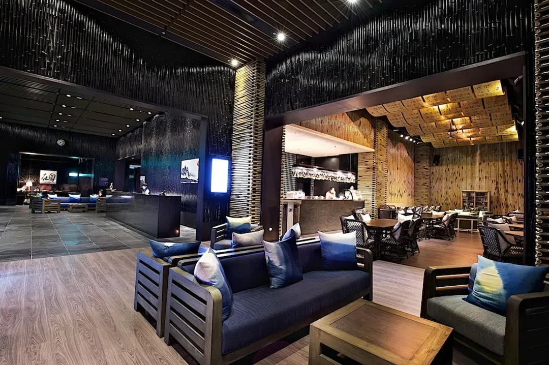 Lobby sitting area