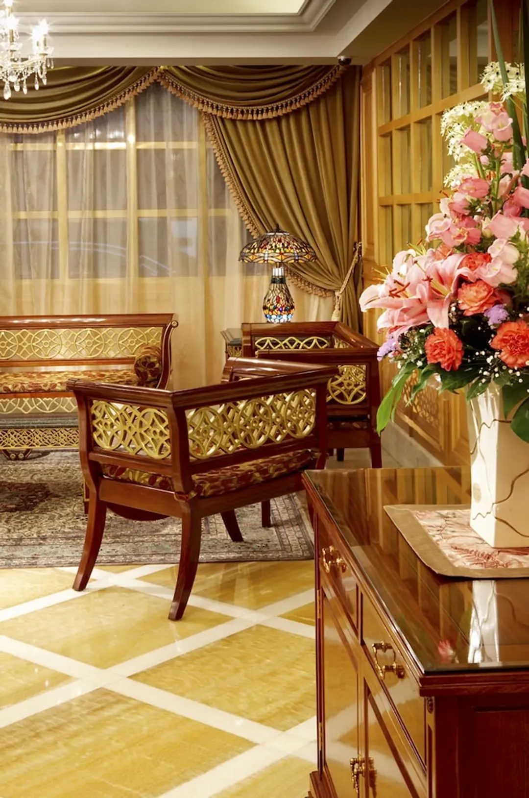 Lobby sitting area