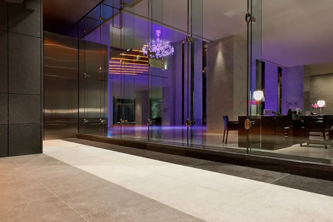 Interior entrance