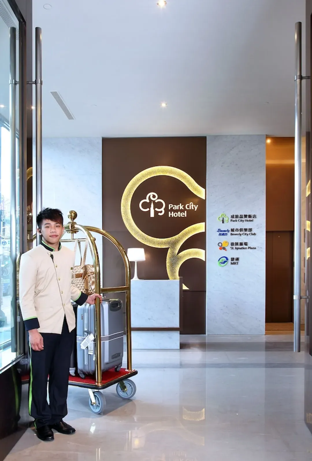Interior entrance