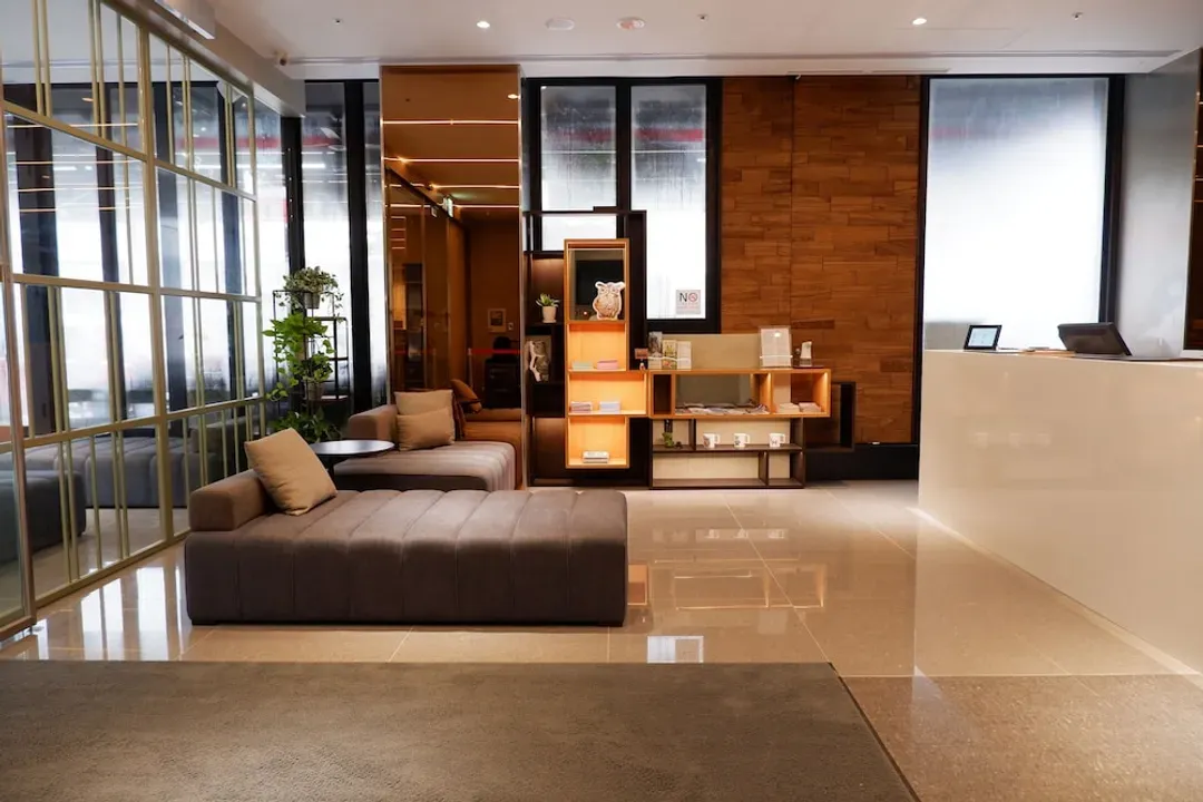 Lobby sitting area