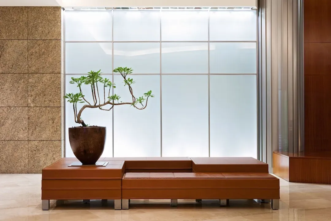 Interior entrance