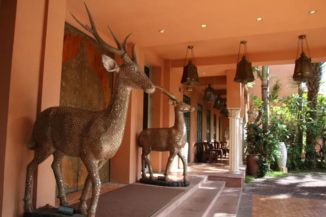 Interior entrance