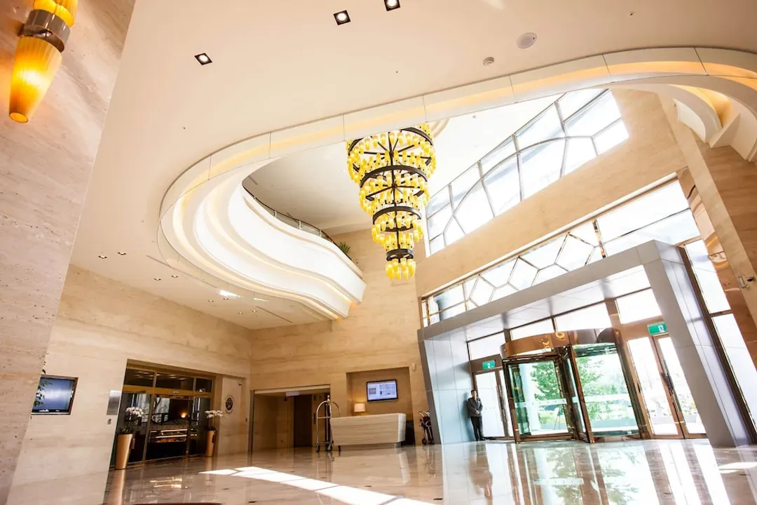 Interior entrance