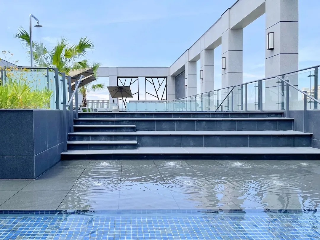 Rooftop pool