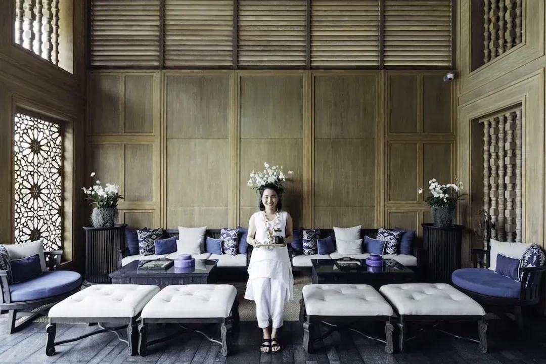 Lobby sitting area