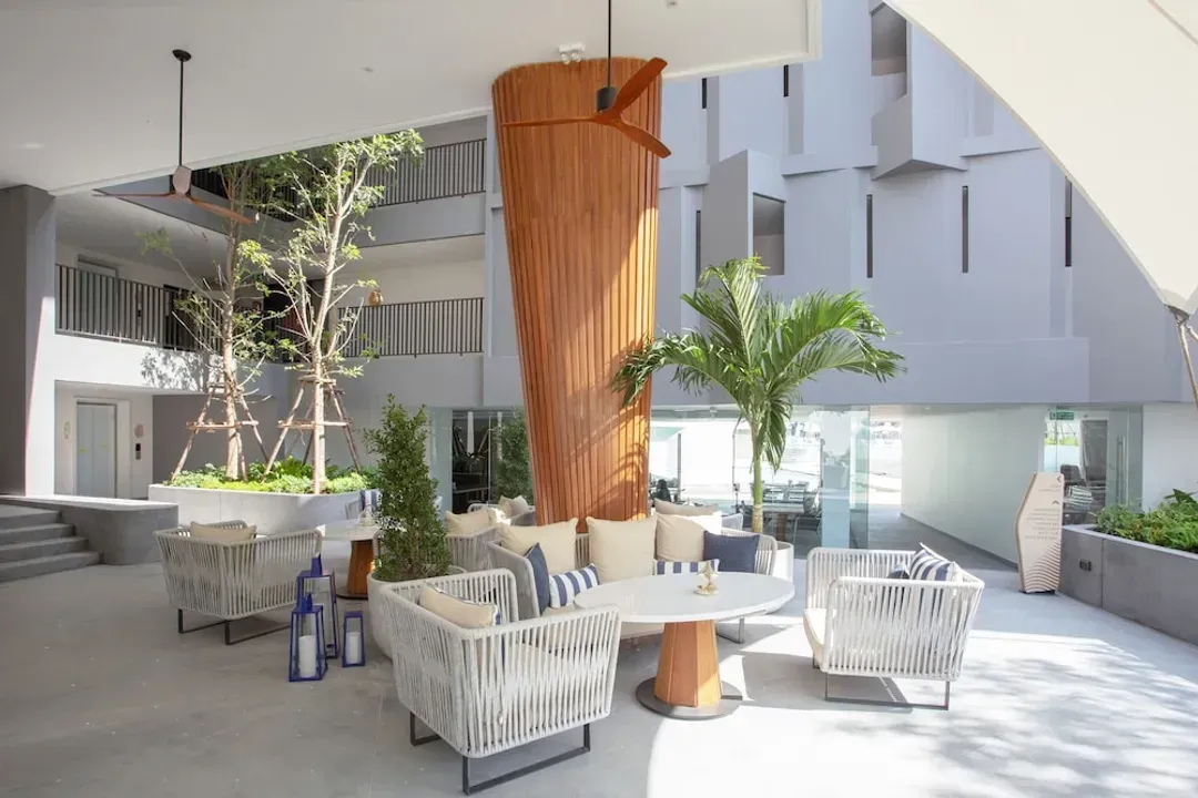 Lobby sitting area