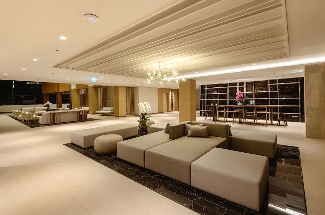 Lobby sitting area