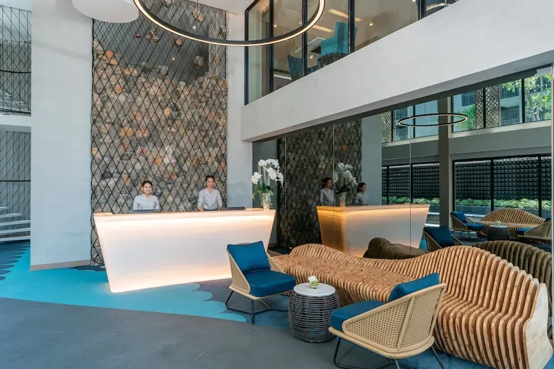 Lobby sitting area