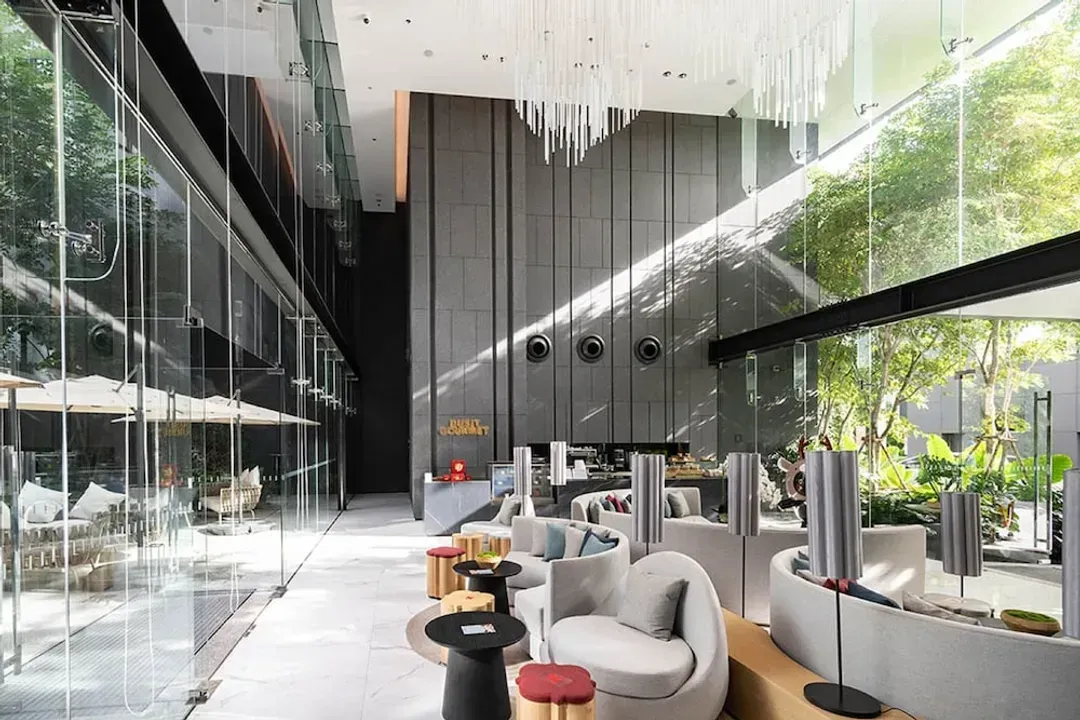 Lobby sitting area