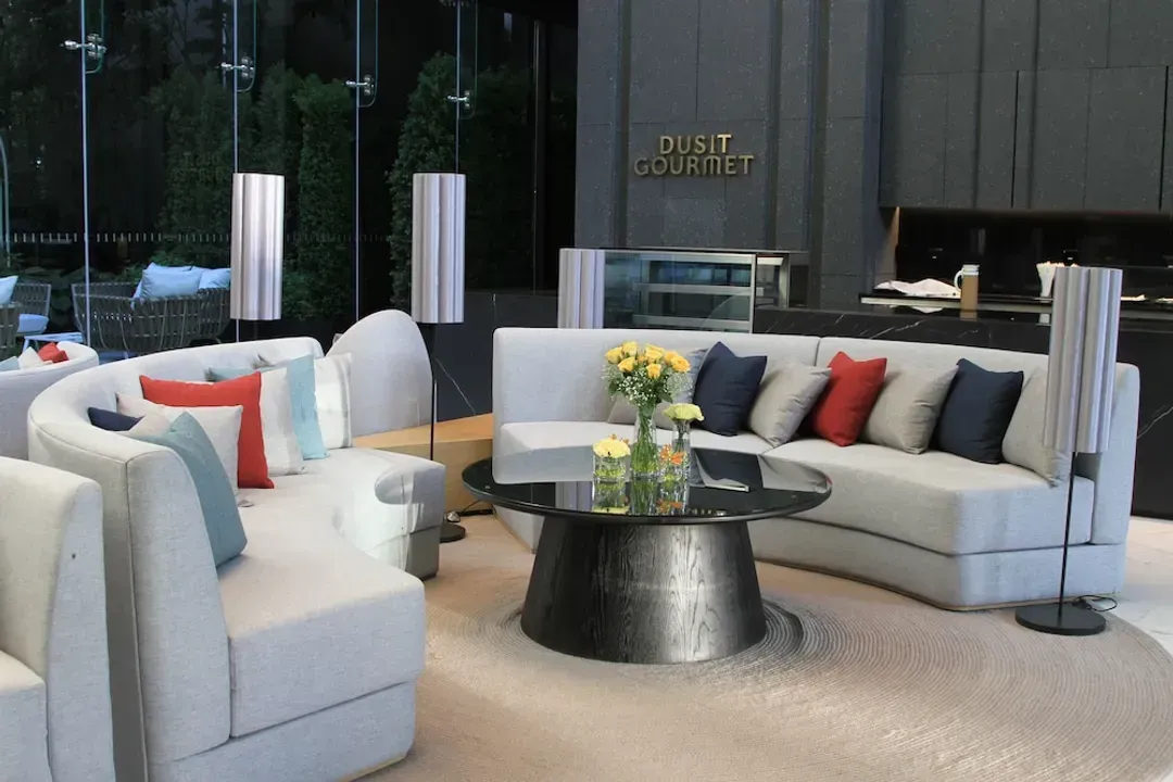 Lobby sitting area