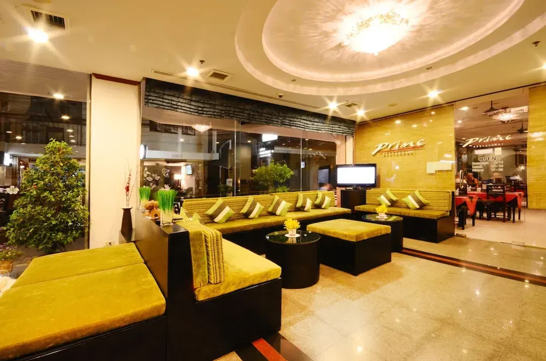 Lobby sitting area