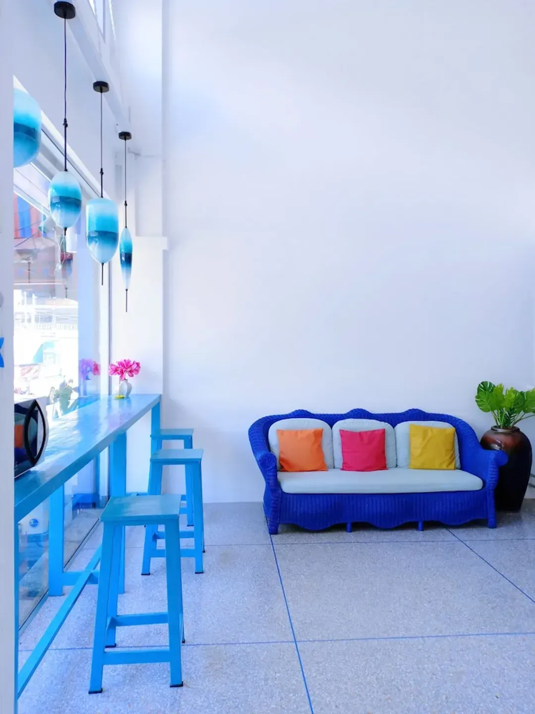 Lobby sitting area