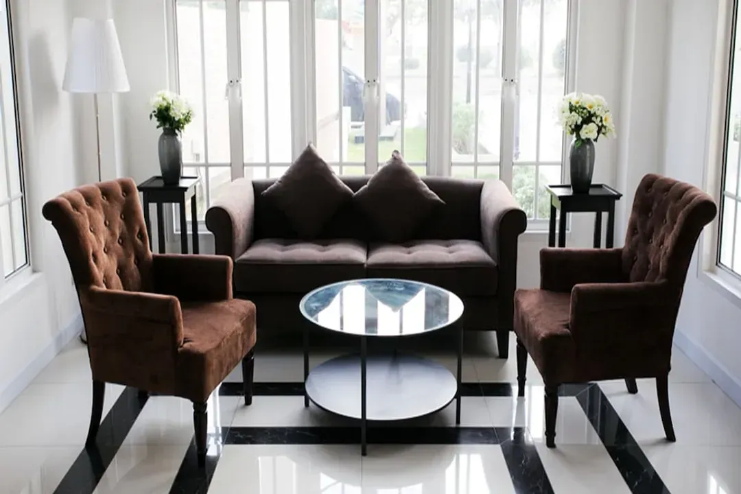 Lobby sitting area