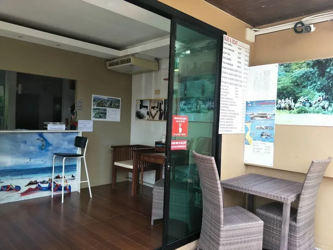 Lobby sitting area