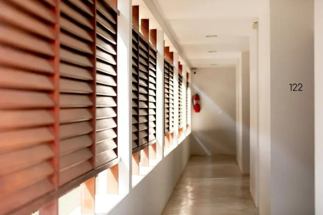 Interior entrance