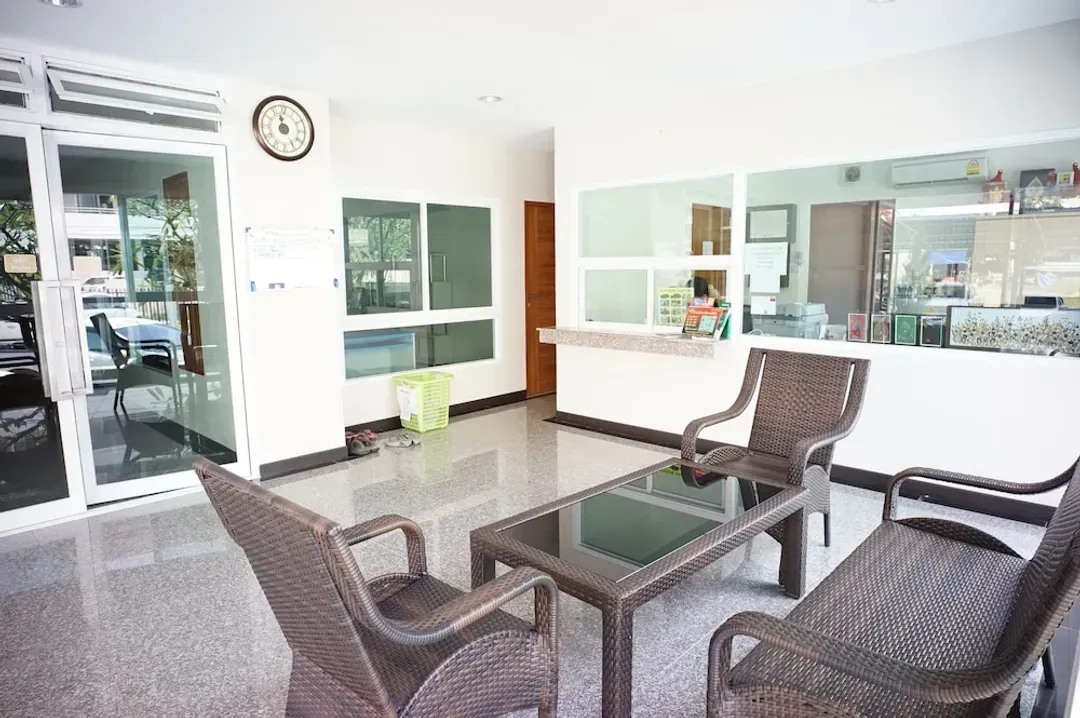 Lobby sitting area