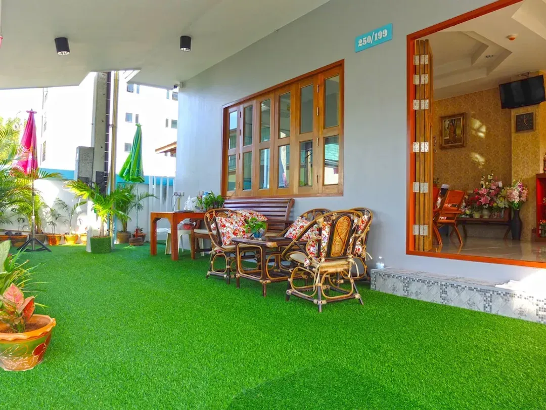 Lobby sitting area