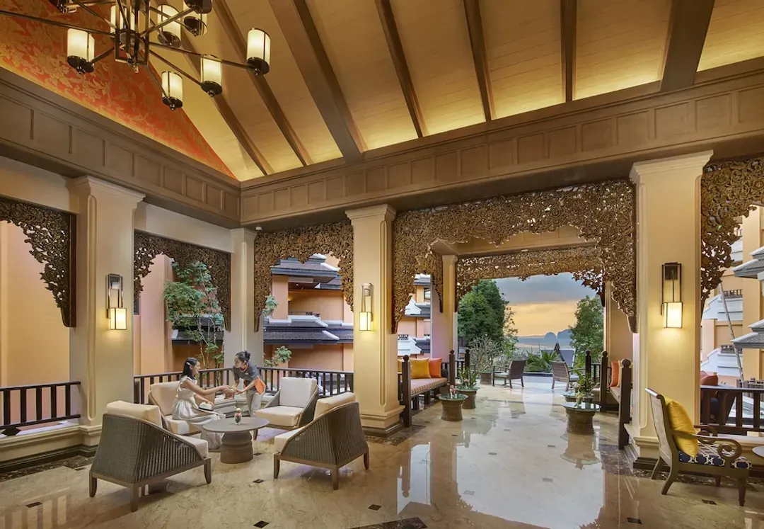 Lobby sitting area