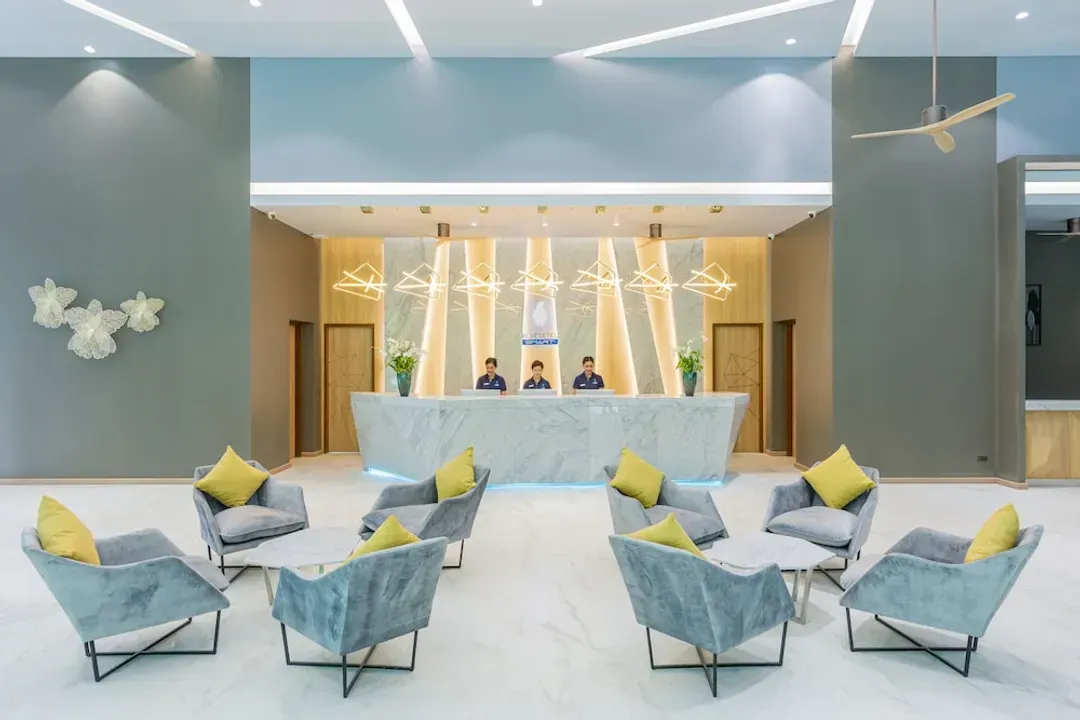 Lobby sitting area
