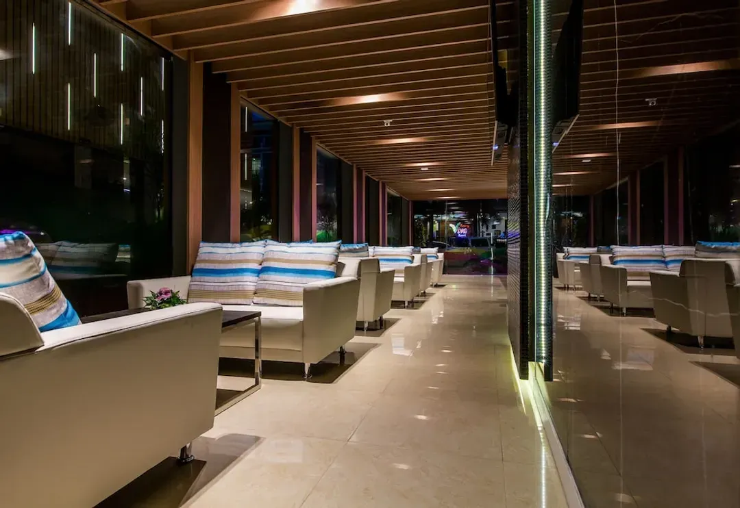 Lobby sitting area