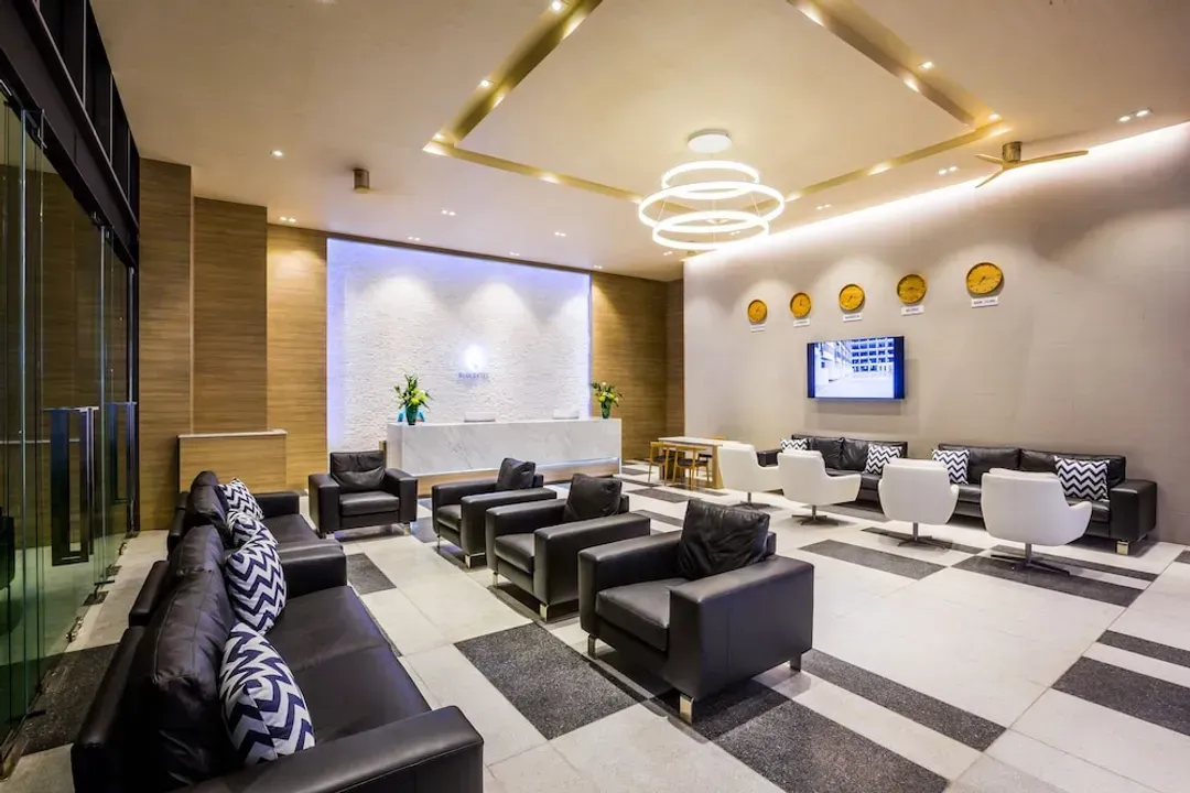 Lobby sitting area
