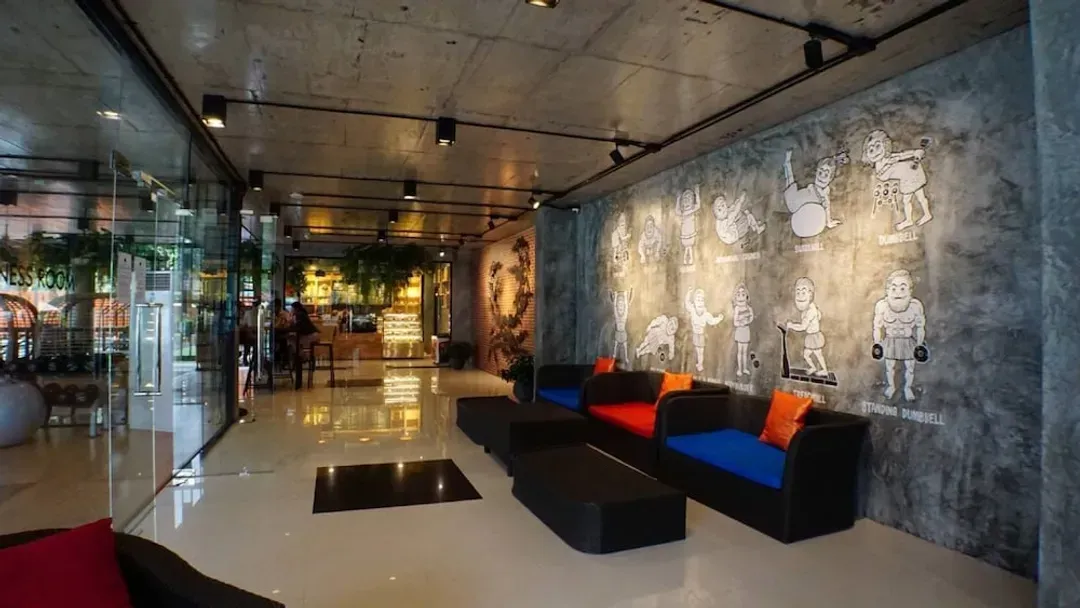 Lobby sitting area
