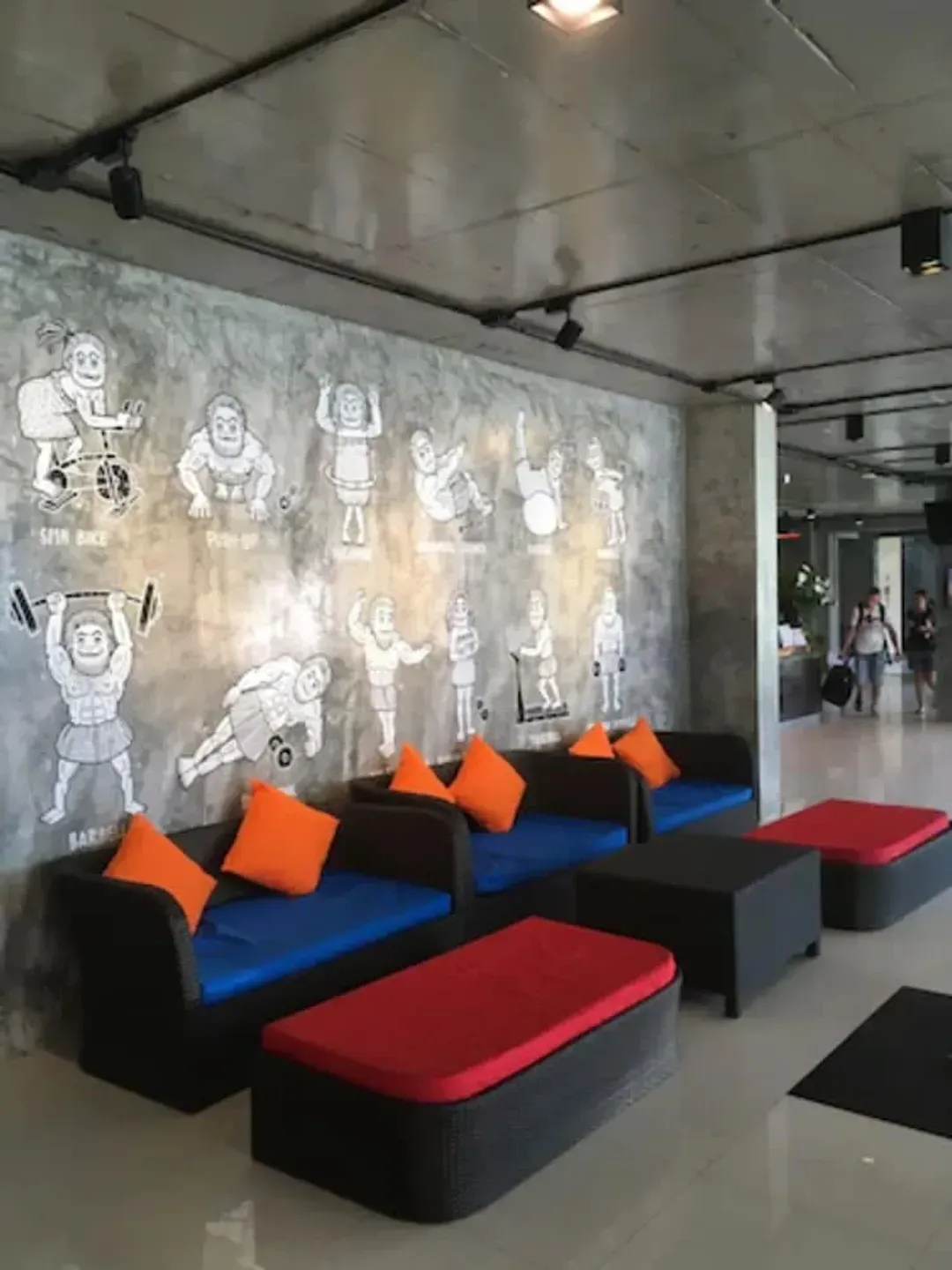 Lobby sitting area