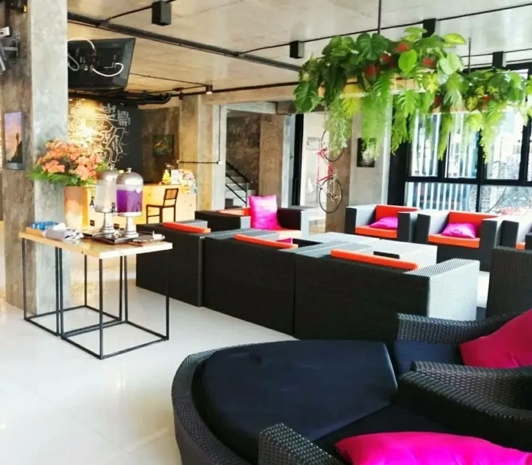 Lobby sitting area