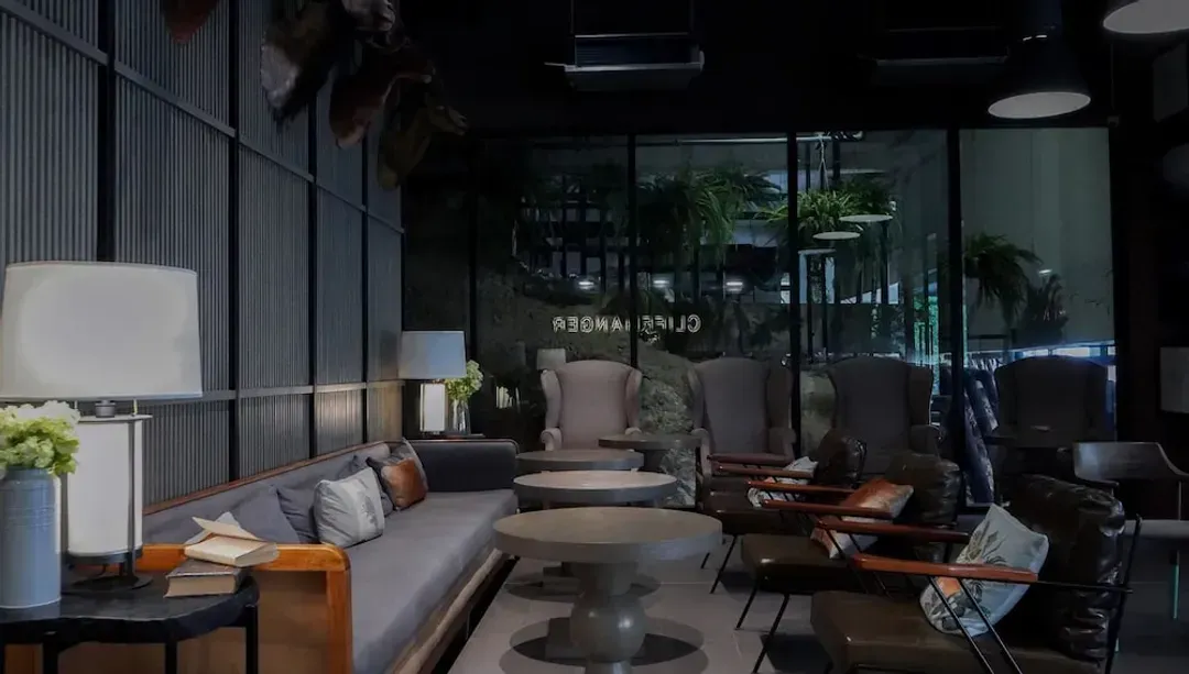 Lobby sitting area