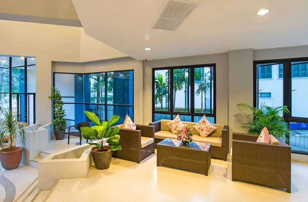 Lobby sitting area