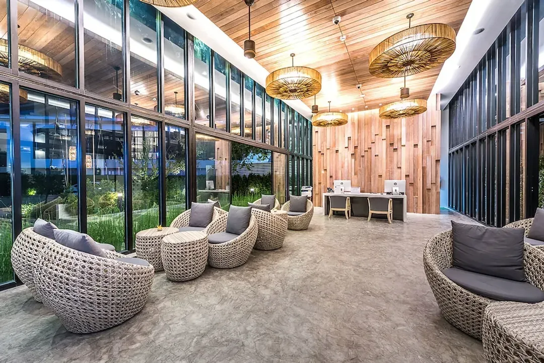 Lobby sitting area