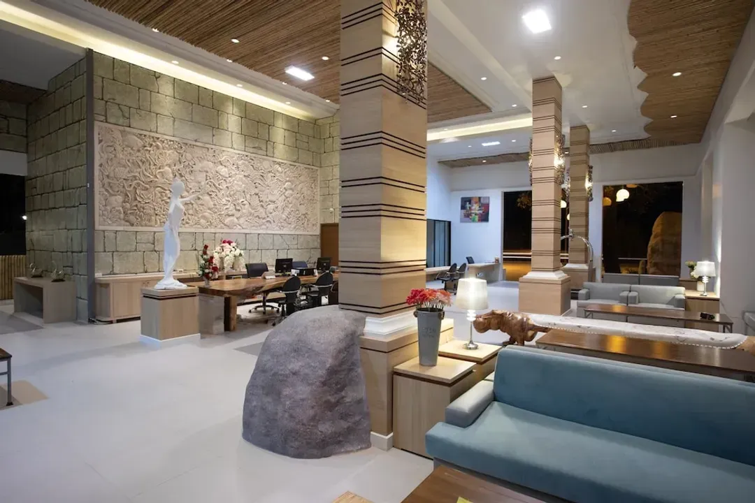 Lobby sitting area