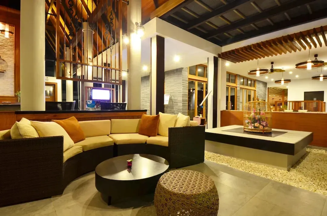 Lobby sitting area
