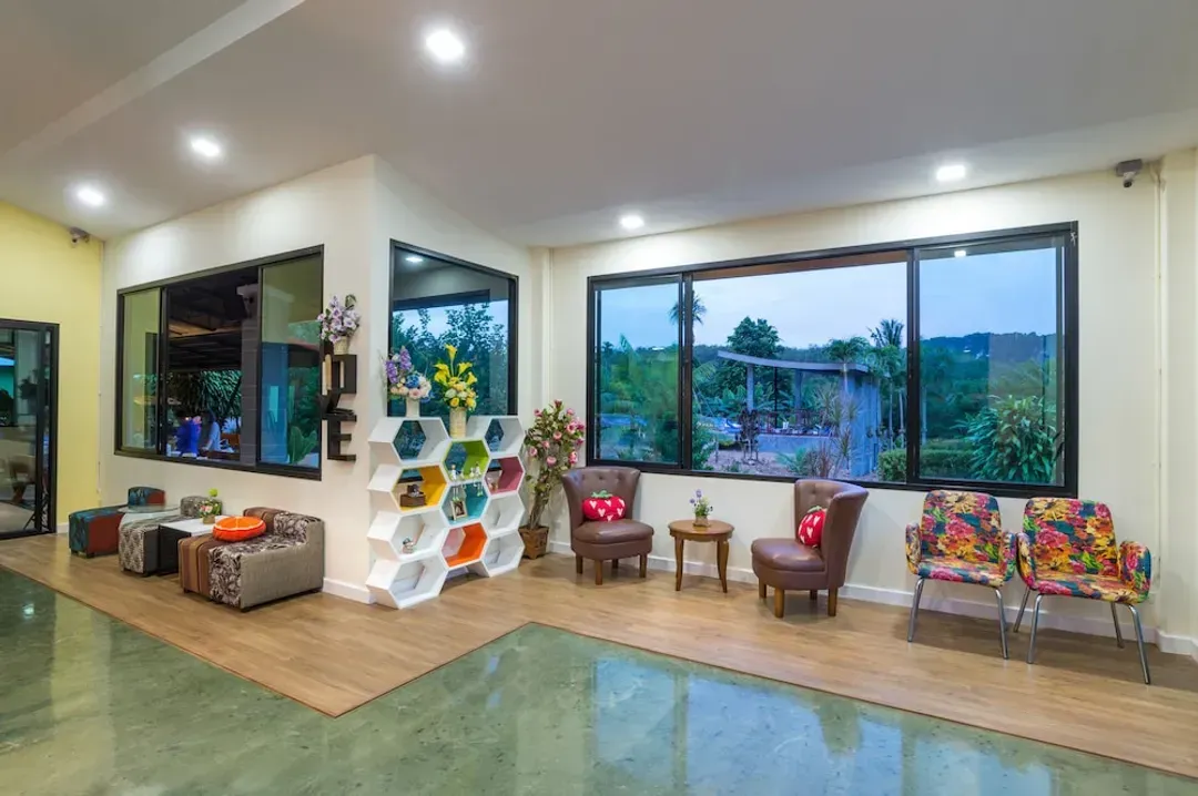 Lobby sitting area