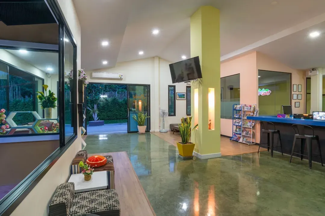 Lobby sitting area