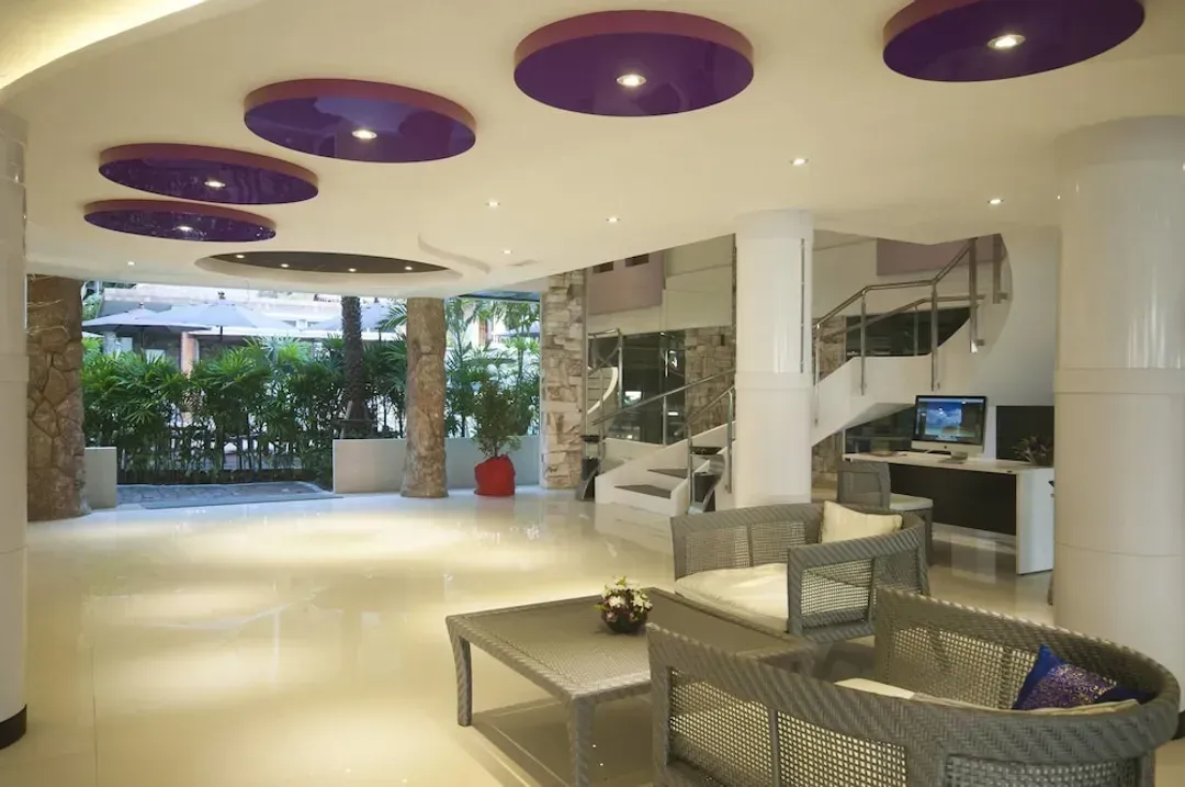 Lobby sitting area