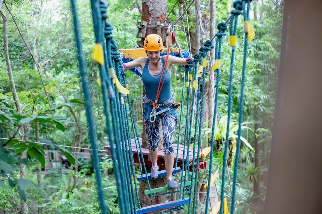 Ziplining